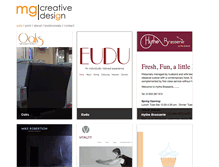 Tablet Screenshot of mgcreativedesign.com